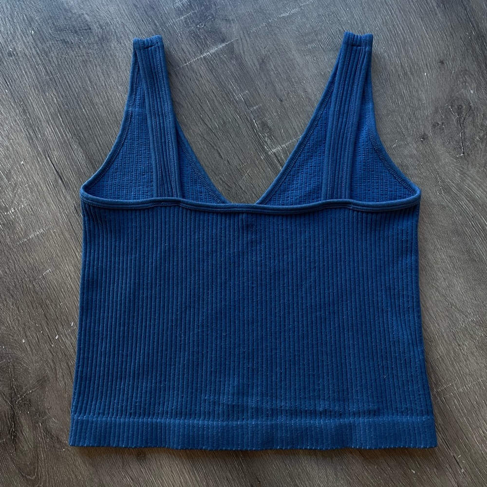 Free People Solid Rib Brami, Size M/L - Picture 2 of 2